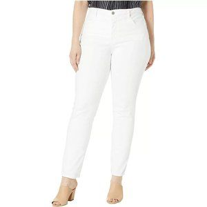 NYDJ Sheri Slim Optic White Ankle Jeans NWT